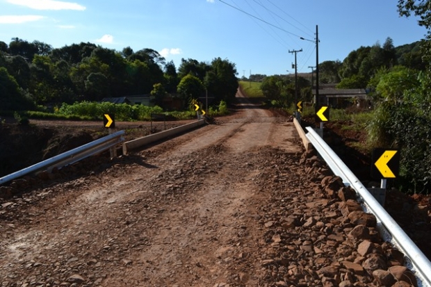 O trecho é utilizado para o escoamento da produção. Foto: Janaína Mônego/ADR Xanxerê - 11/04/2016