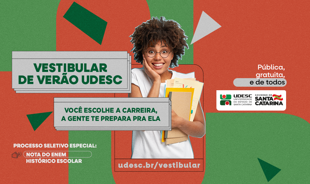 Aprovados na primeira chamada deverão se matricular no site da Udesc até o dia 21 - Arte: Agência Moove