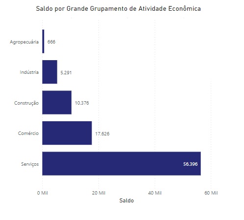 Caged 2022 por setor - SC é o 7º Estado com o maior saldo de empregos do Brasil em 2022 segundo o Caged