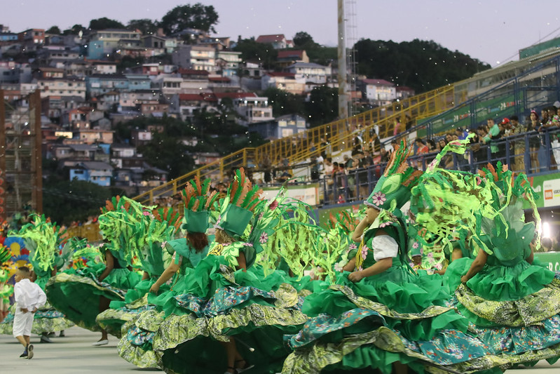 18/02/2023 – Florianópolis – Carnaval, desfile das escolas de samba na passarela Nego Quirido.