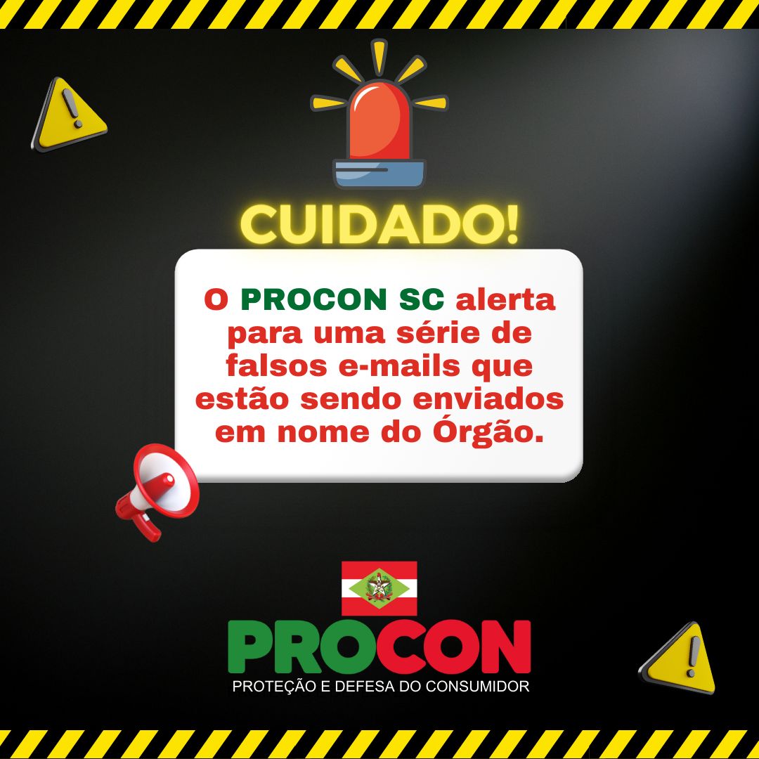 Procon alerta sobre golpe de email 'reclamação de consumidor