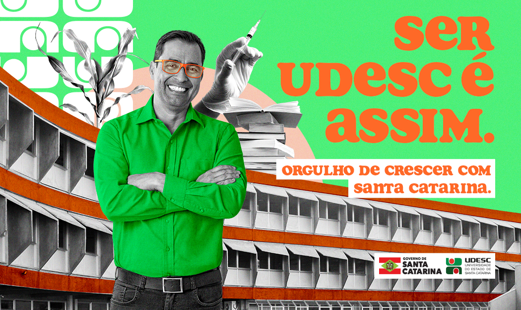 Campanha institucional da Udesc destaca identidade e ações da universidade