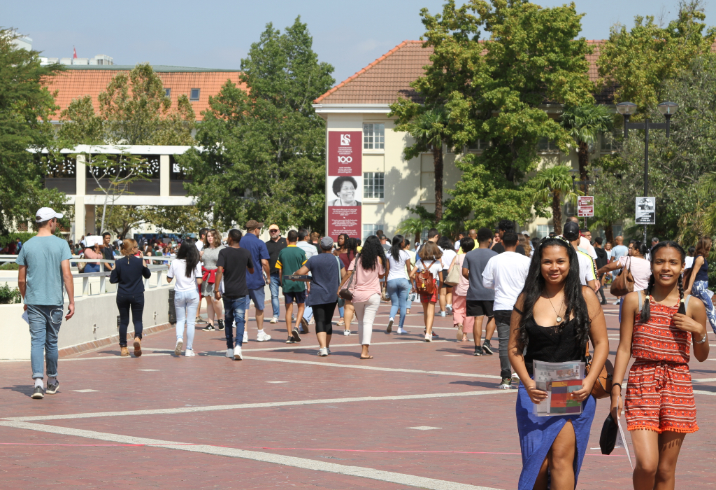 Foto do campus da Universidade Stellenbosch