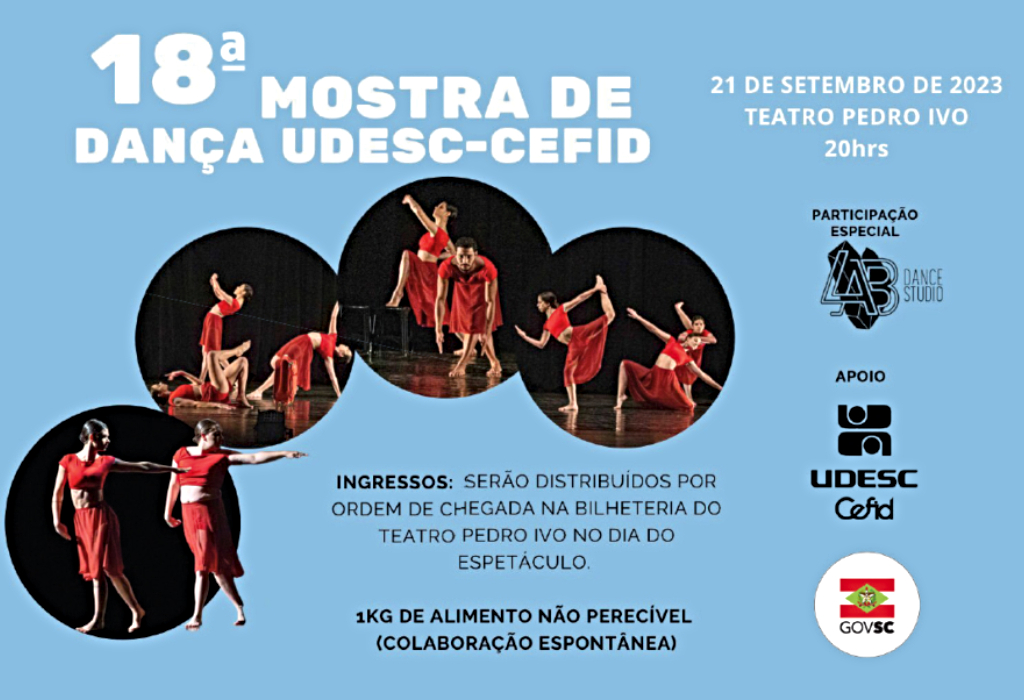 Mostra de Dança da Udesc Cefid terá 26 apresentações na quinta em Florianópolis