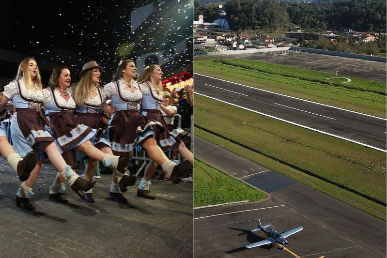 Pela primeira vez em 20 anos, aeroporto de Blumenau irá receber voos durante a Oktoberfest 2023