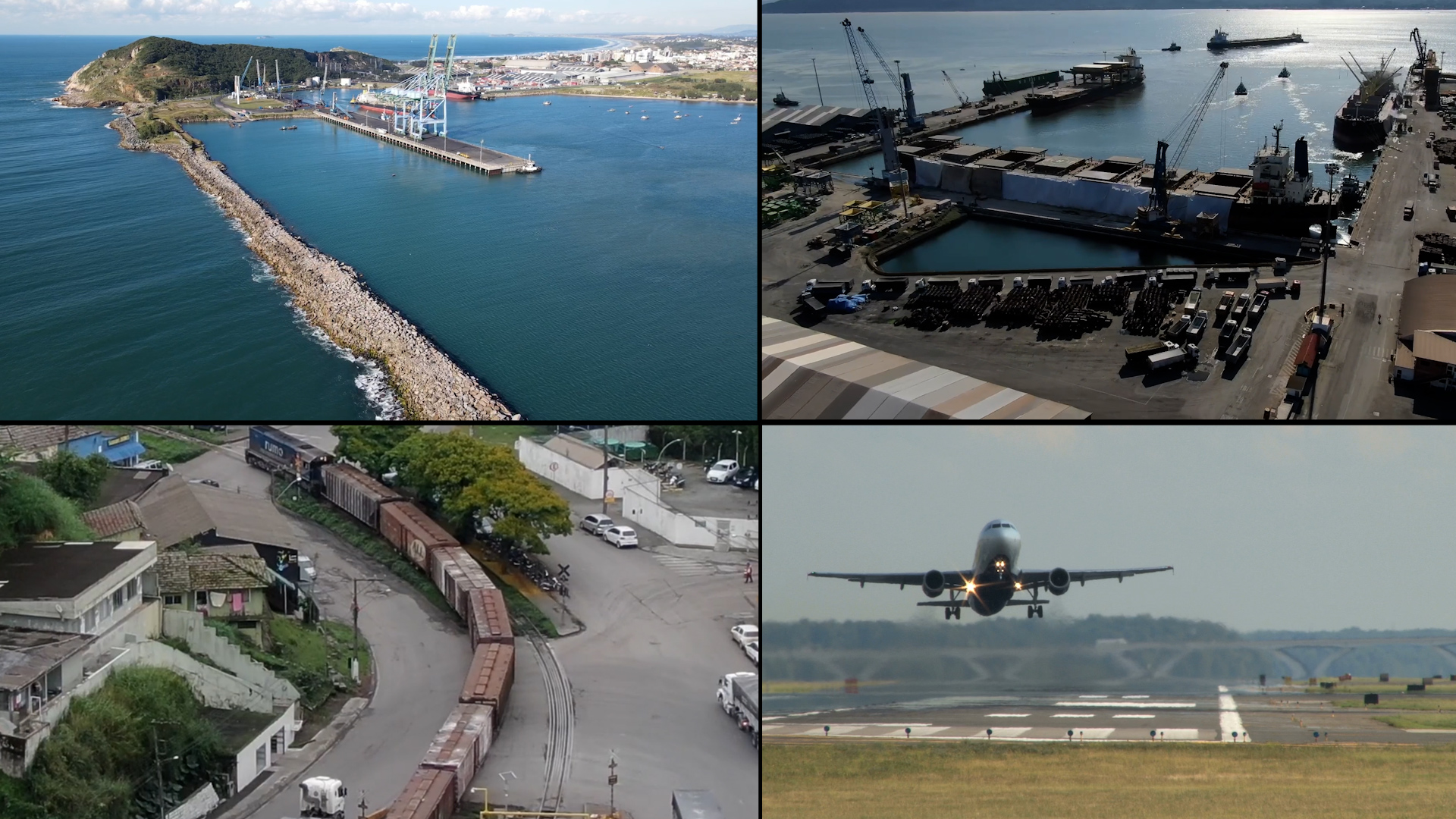 Estado comemora resultados excelentes na movimentação dos portos, aeroportos e ferrovias