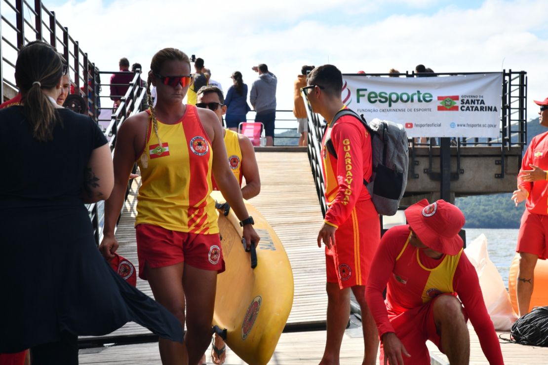 CBMSC realiza Circuito Catarinense de Salvamento Aquático Desportivo em Abdon Batista