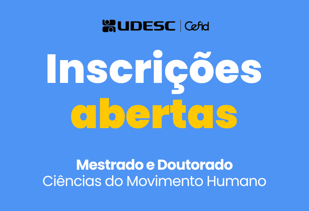 Udesc Cefid segue com vagas para mestrado e doutorado em Ciências do Movimento Humano em Florianópolis