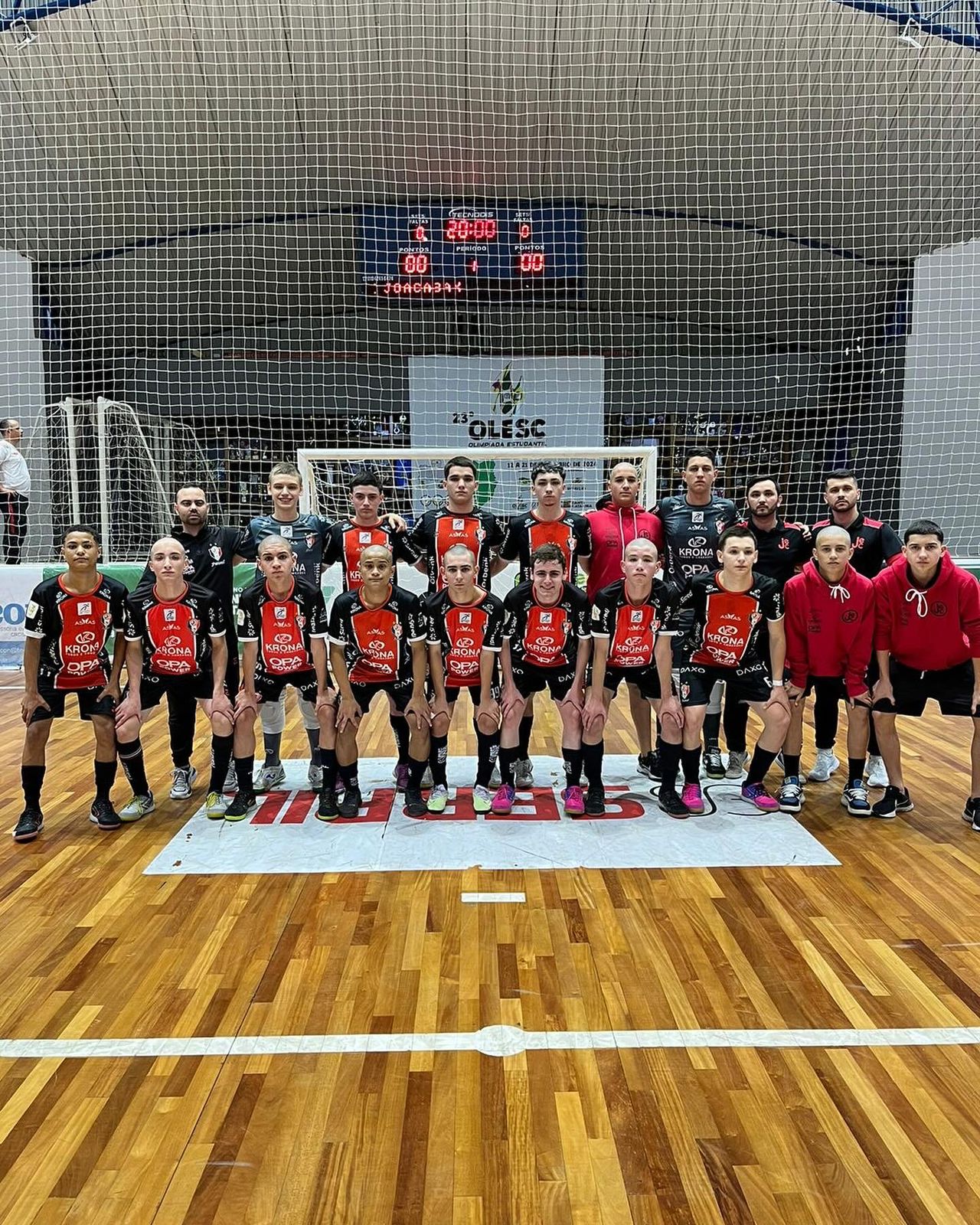 Escolas referências no futsal brasileiro participam da Olimpíada estudantil Catarinense