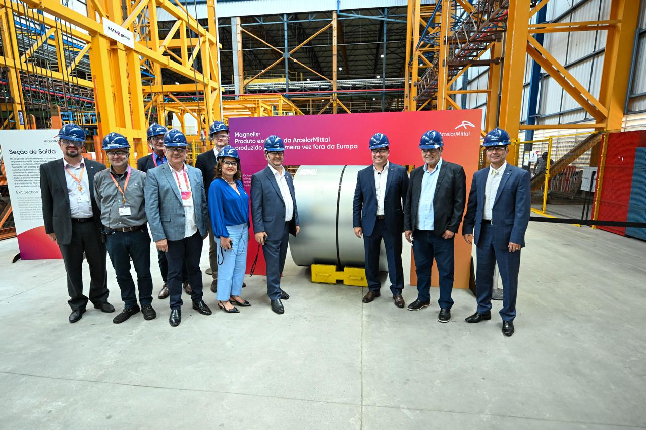 Governador Jorginho Mello participa da inauguração da expansão da ArcelorMittal em São Francisco do Sul