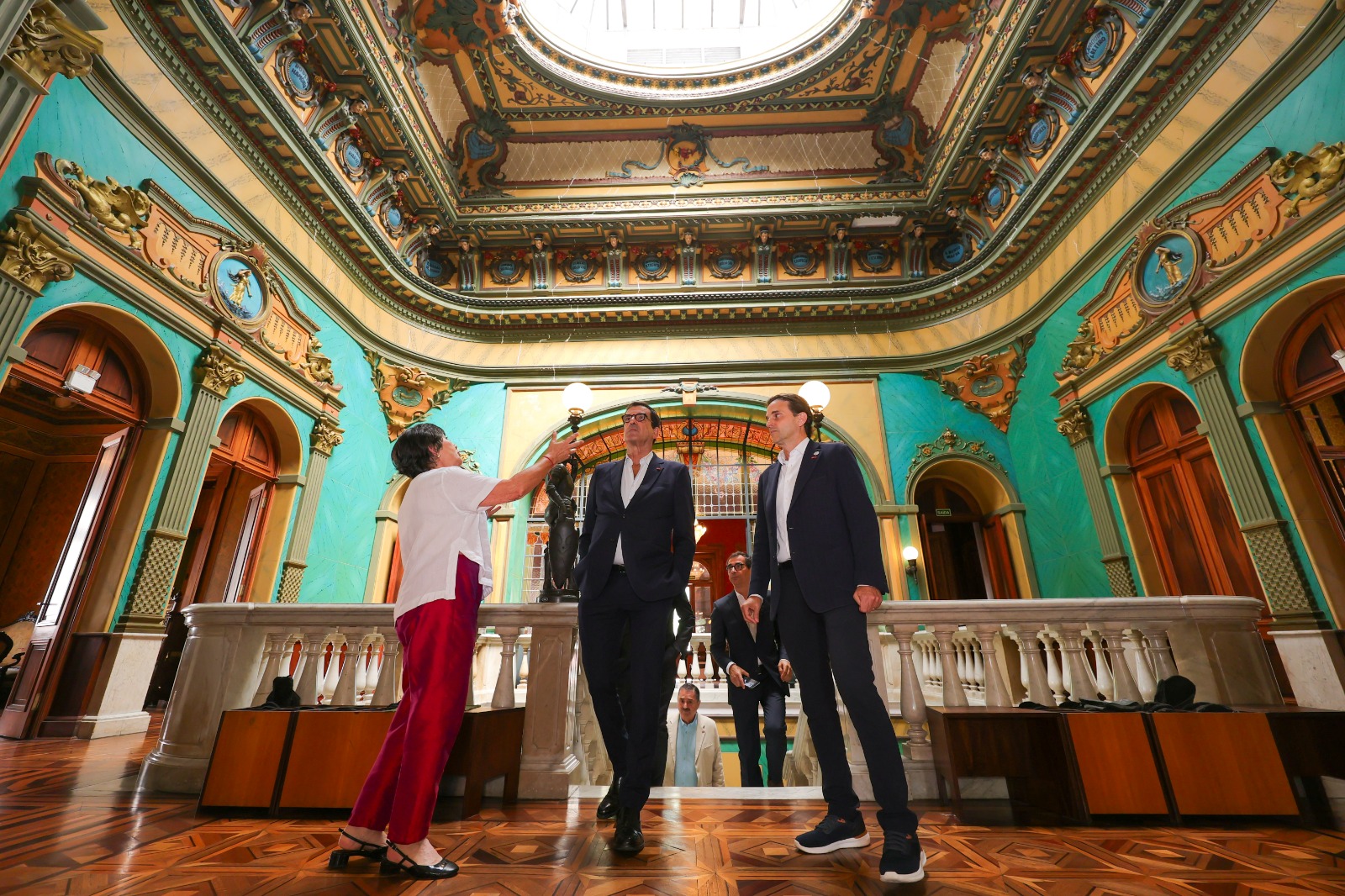 Presidente da Câmara Municipal de Porto, Rui Moreira, visita Palácio Cruz e Sousa